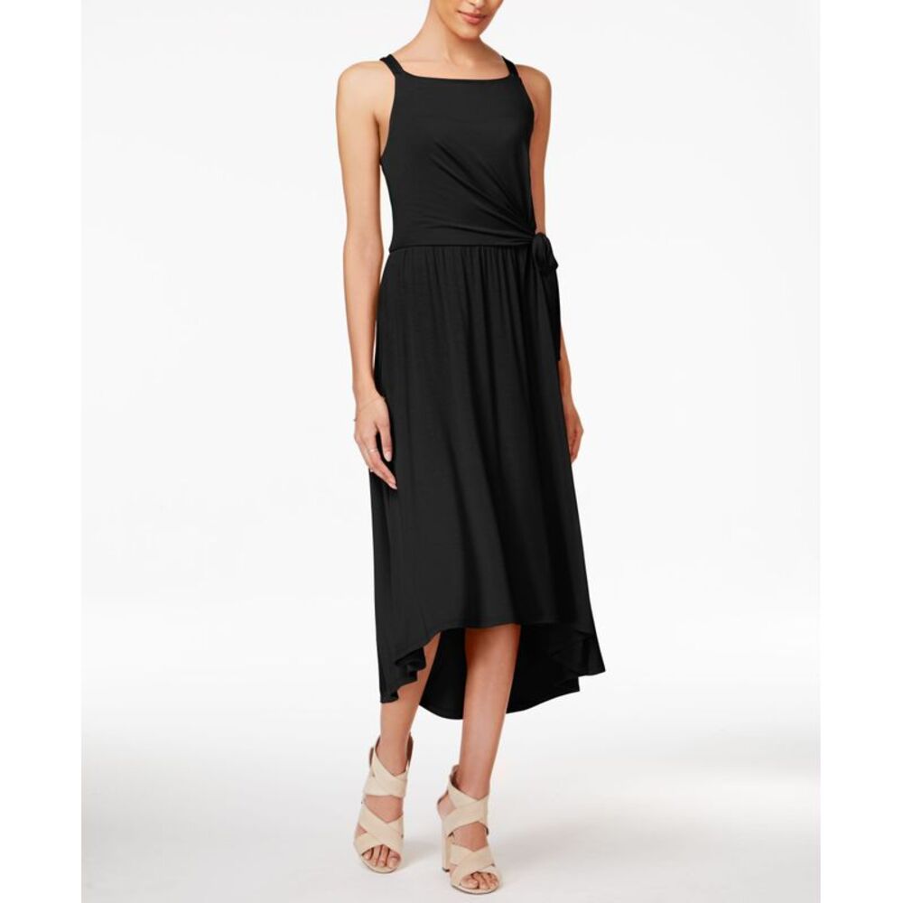 Maison Jules Tie Waist Midi Dress